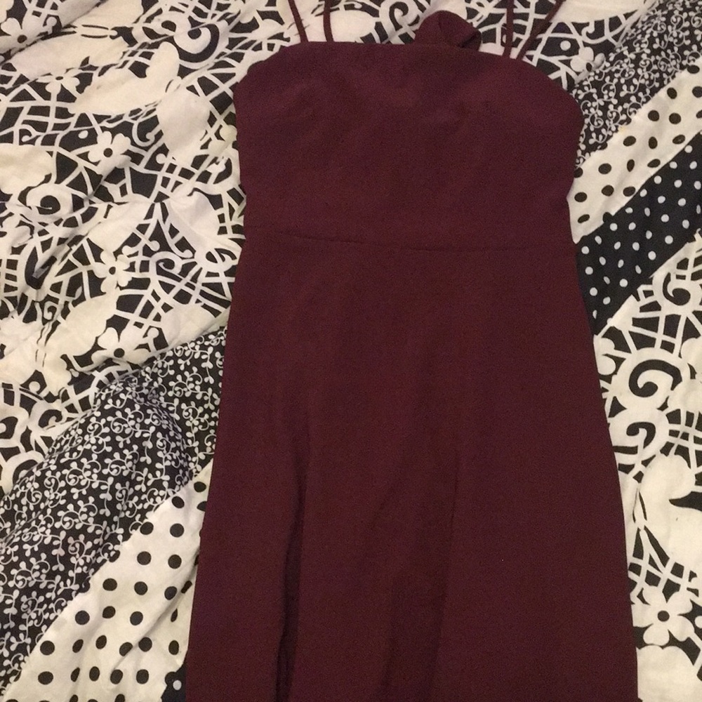 Burgundy Dress